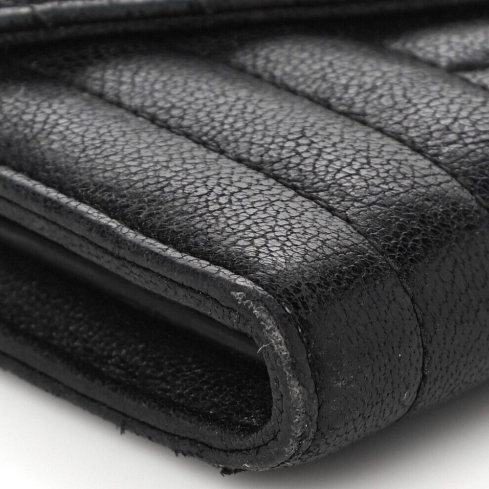 Saint Laurent Lambskin Mixed Matelasse Quilted Large Monogram Envelope - Picture 9 of 14